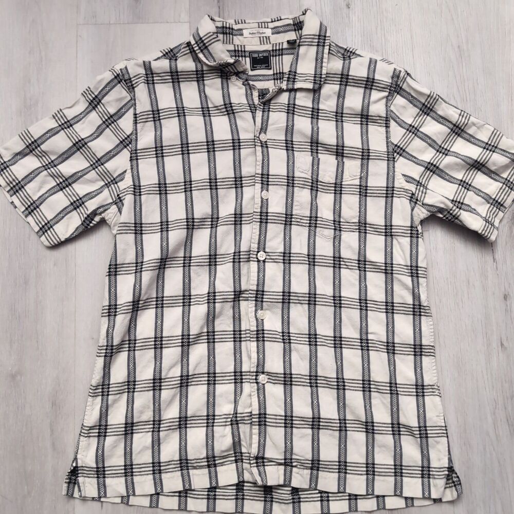Todd Snyder Shirt Men’s Size Large Plaid Todd Snyder Indian Madras Short Sleeve